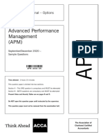 SD20 APM Questions PRT