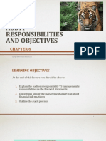 Lecture 2 - Auditor Responsibility Objectives