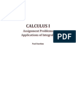CalcI Integral Apps Assignment