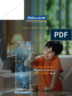 Annual Report - Federal Bank 2019-20