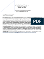 Plan de Trabajo Ingles 4to Año 3er Lapso 2020-2021