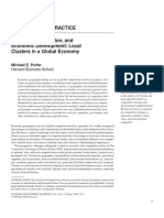 Location, Competition, and Economic Development Local Clusters in A Global Economy