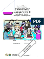 TLE Cookery NC II Grade10 QTR4 Module 4 For Validation
