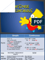 Present Simple Vs Present Continuous