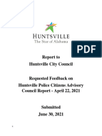 HPCAC Report Response