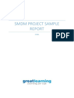 SMDM Project SAMPLE REPORT