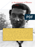 The 80th Year Anniversary of Kwame Ture