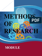 Chapter1 Methods of Research Module