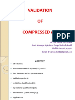 Presentation On Validation of Compressed Air