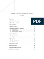 (Peter Hosch) Solutions Symplectic Geometry