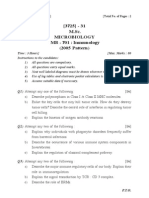 (3725) - 31 M.Sc. Microbiology MB - 701: Immunology (2005 Pattern)