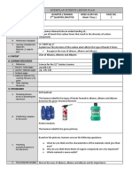 Exemplar Science Lesson Plan