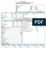 Payslip For The Month of May 2021: 16 Iris House Business Centre Nangal Raya New Delhi 110046