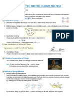 Electric Charges and Fields (New - MCQ)