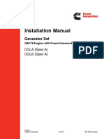 Installation Manual: Generator Set