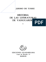 De Torre Guillermo - Historias de Las Literaturas de Vanguardia I