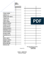 AP 8 Earth Second Quarter Final Grades