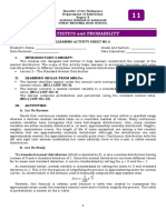 LAS 3 Statistics and Probability