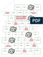 Brettspiel Verben Mit Dativ Oder Akkusativ Aktivitaten Spiele Eisbrecher Grammatikubungen - 103430