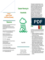 Disaster Planning For Households: Simmons College 300 The Fenway Boston, MA 02115 WWW - Simmons.edu/hygieneandhealth