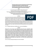 Irrigation Infrastructure Development For Increasing Land Productivity in Konawe District, South-East Sulawesi