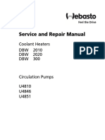 Service and Repair Manual: Coolant Heaters DBW 2010 DBW 2020 DBW 300