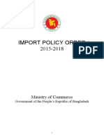 Import Policy Order English-2015-18 - 24 Oct 2016