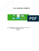 Synopsis On Online Shopping Website