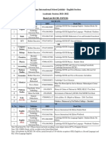 Pakistan International School Jeddah - English Section Academic Session 2021-2022 Book List IGCSE (Y9/Y10)