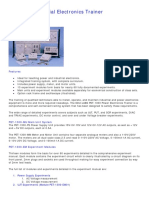 Power & Industrial Electronics Trainer PET-1300: Features