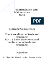 Electrical Installation and Maintenance NC Ii