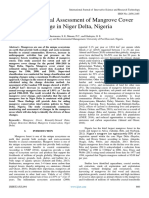 Spatio-Temporal Assessment of Mangrove Cover Change in Niger Delta, Nigeria