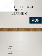 Adult Learning Principles