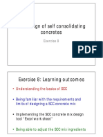 Mix Design of Self Consolidating