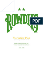 Rowdies Marketing Plan