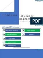 Data Visualisation Using Tableau