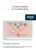 Drugs Used To Reduce Gastric Acid Secretion