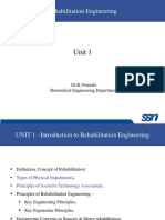 Unit 1: Rehabilitation Engineering
