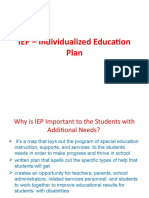 IEP - Individualized Education Plan