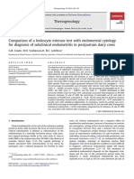 Comparison of A Leukocyte Esterase Test With Endometrial Cytology For SE Diagnosis