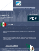 The Economic Analysis of MEXICO