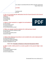 Journal, Ledger &#038 Cash Book MCQs For FPSC and Other Related One Paper MCQs Tests