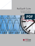 Railsys® Suite: Innovative It Solution For Railway Transport