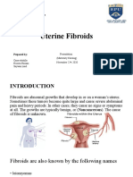 Uterine Fibroids: University of Erbil Polytechnique Shaqlawa Technical College Nursing Department - Evening Classe