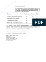 Problema de Analisis de Sensibilidad - Franco Zazueta José Uriel