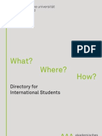 What? Where? How?: Directory For International Students