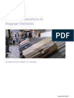 Interline Considerations On Baggage Standards: Guidance Document For Airlines