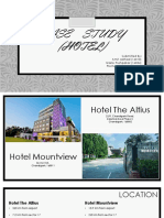 Case Study (Hotel) : Submitted By: Amit Jakhad (14010) Mansi Pushpakar (14034) Prerna Chouhan (14044) Sahil (14048)