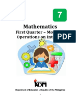 Math 7 QUARTER 1 Module 5 Week 4