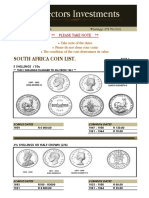 Collectors Investments: South Africa Coin List